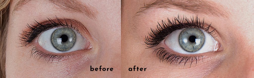 Lashcode - effects before and after